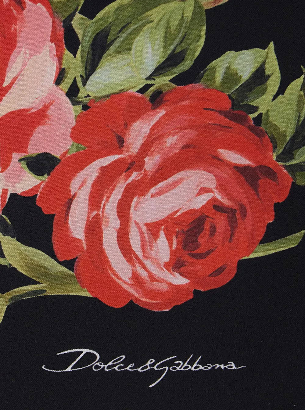Dolce & Gabbana Floral Printed Square Scarf