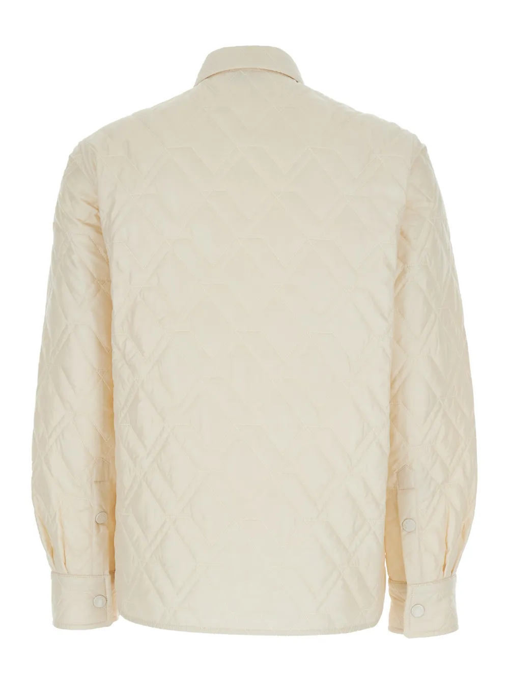 Moncler Diamond-Quilted Padded Shirt Jacket