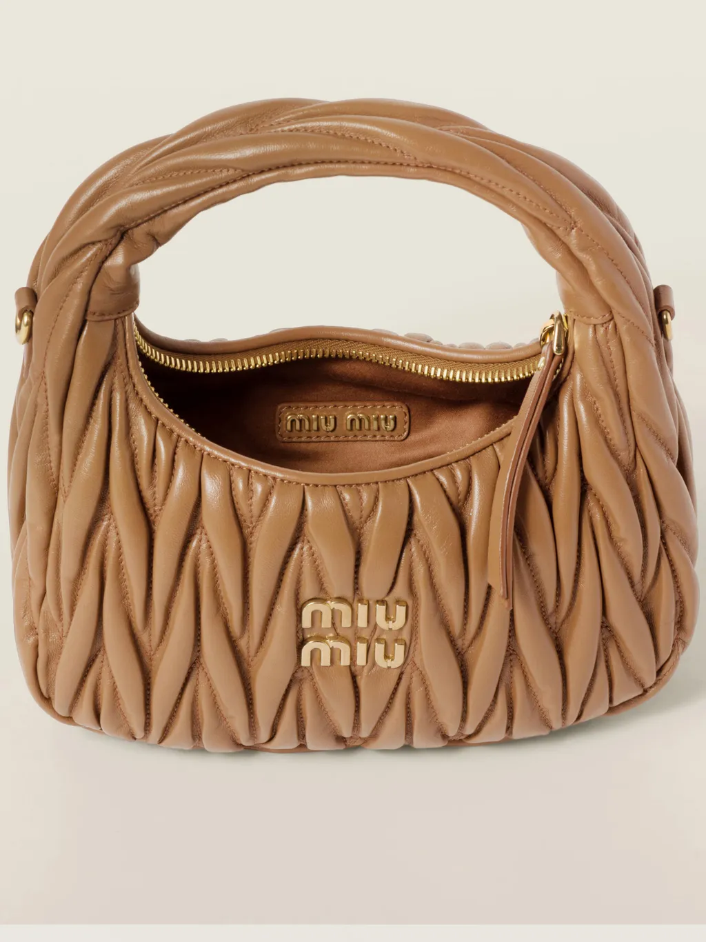 Wander Quilted Nappa Leather Handbag