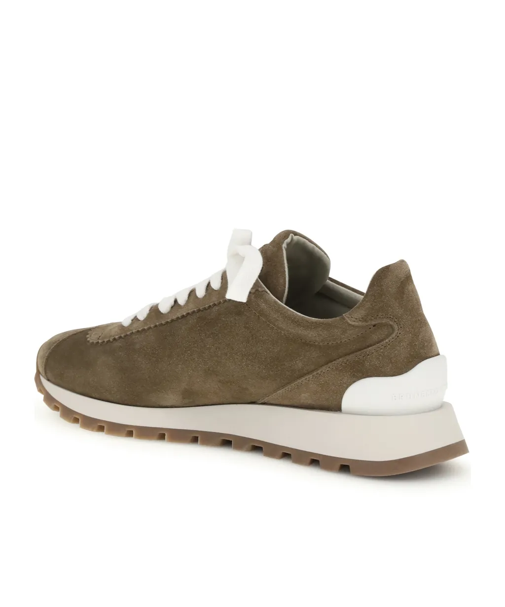 Lace-Up Panelling Sneakers