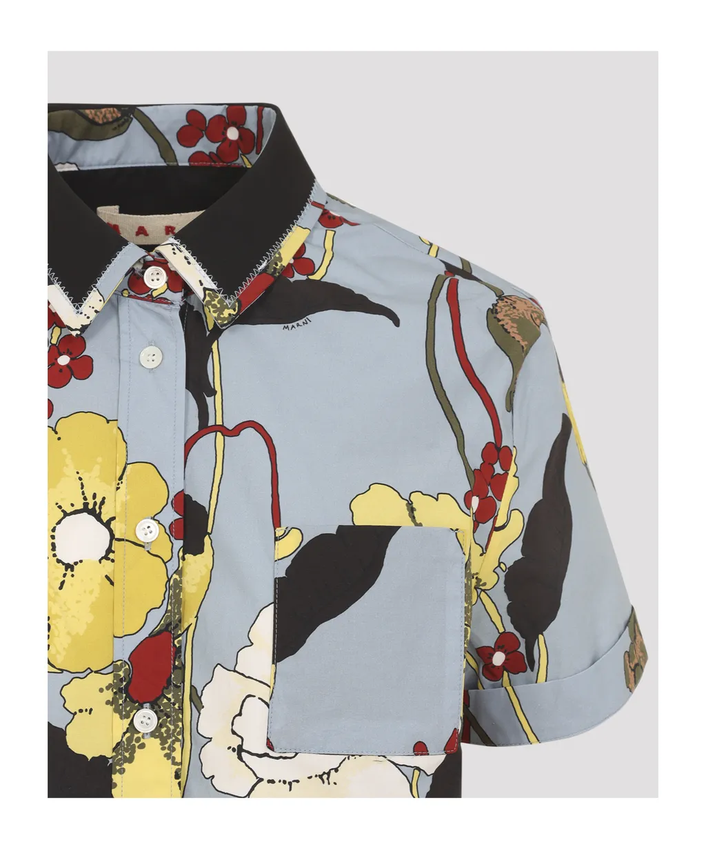 Marni Floral-Print Buttoned Shirt