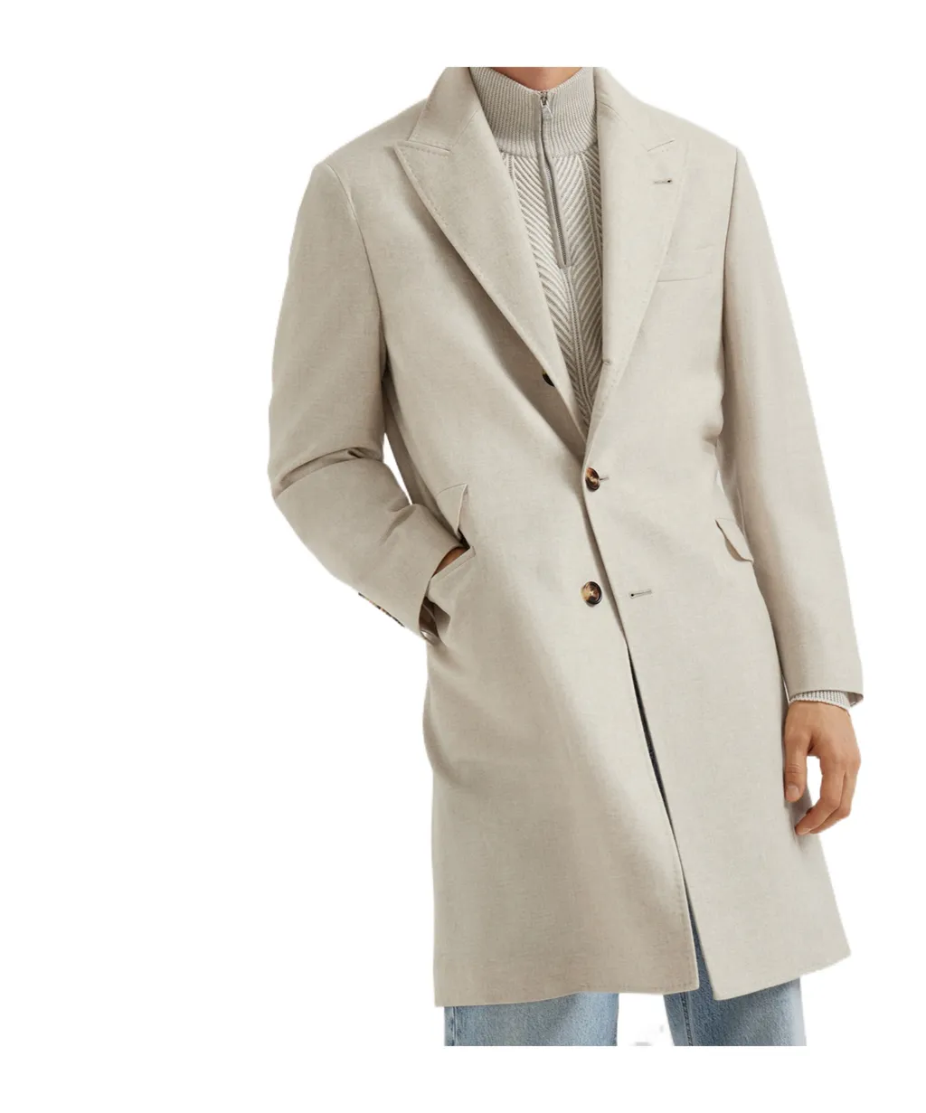 Cashmere Button Coat