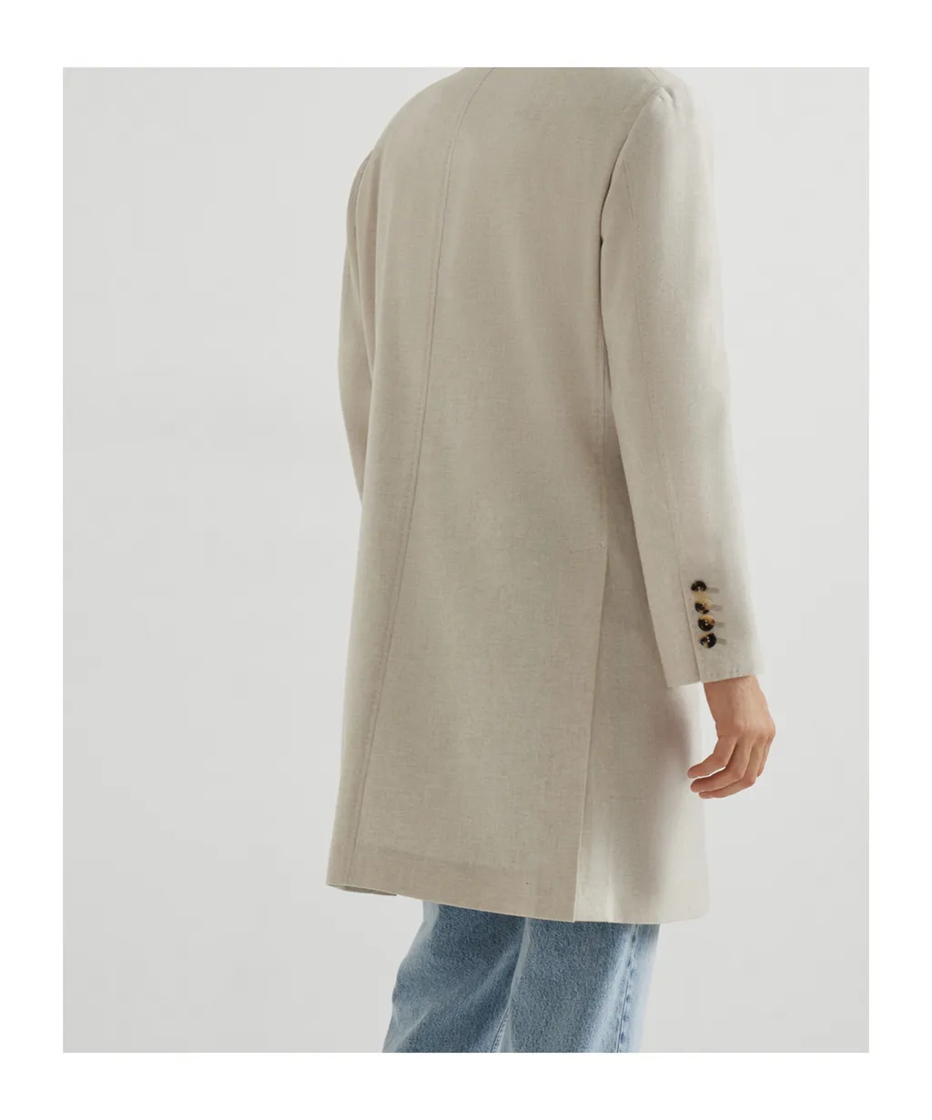Cashmere Button Coat