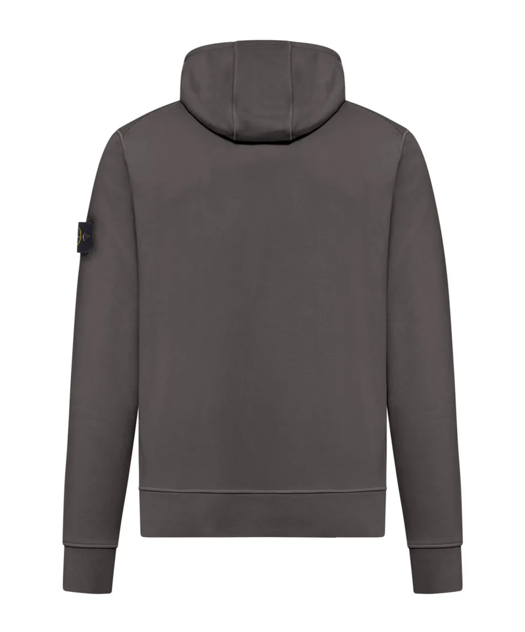 Stone Island Logo Patch Drawstring Hoodie