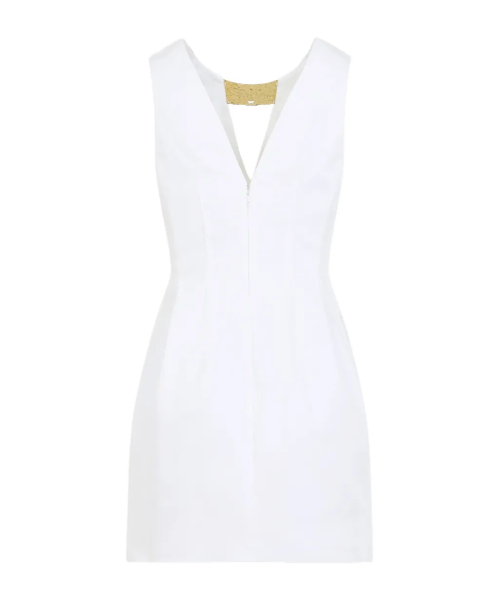 Elisabetta Franchi Plaque Mini Dress