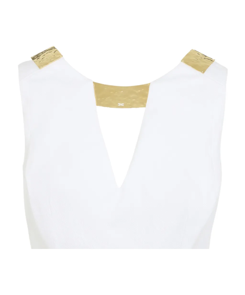 Elisabetta Franchi Plaque Mini Dress
