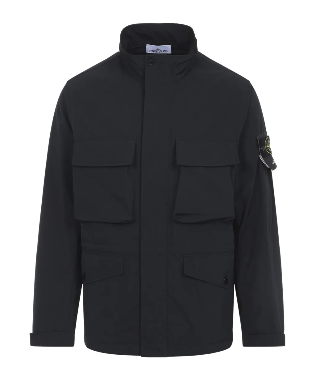 Stone Island Logo Patch Pocket Detail Jacket
