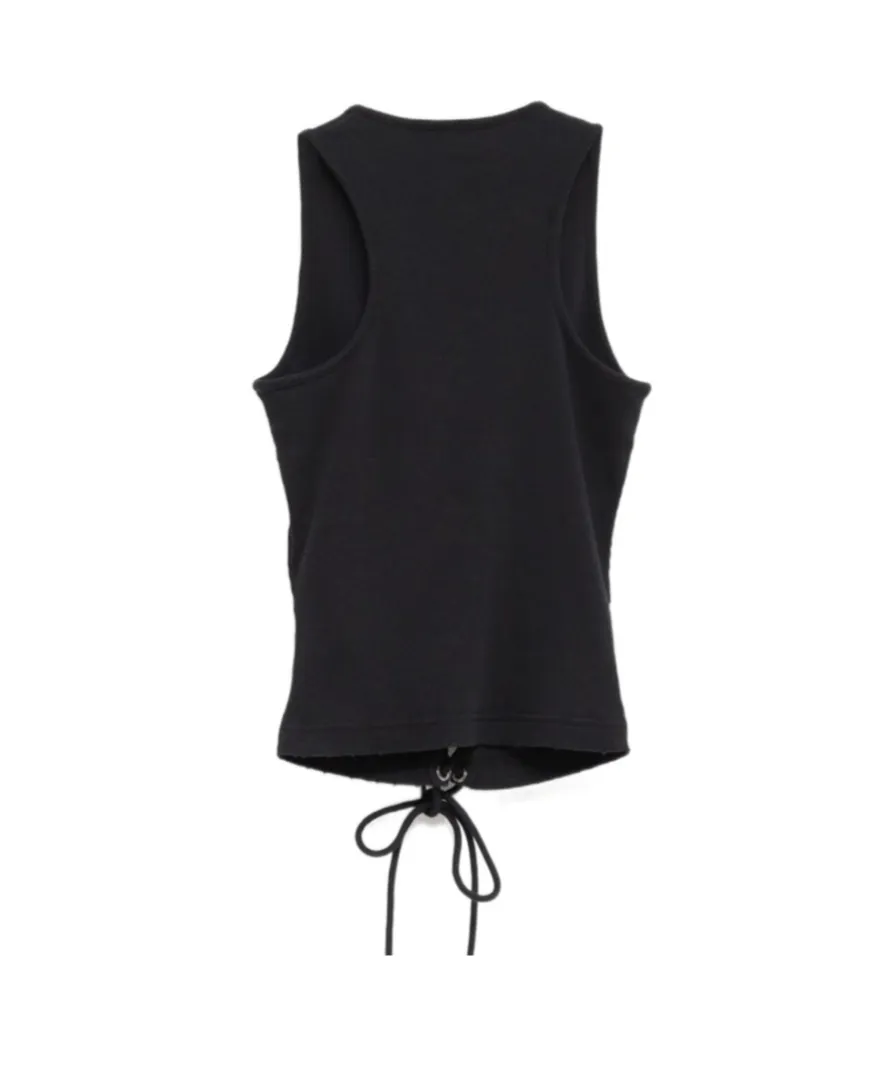Lace-Up Tank Top