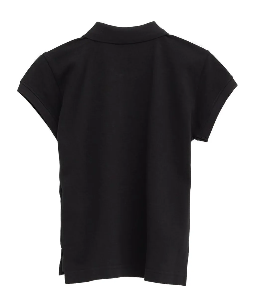 Logo Embroidered Short-Sleeve Polo Shirt