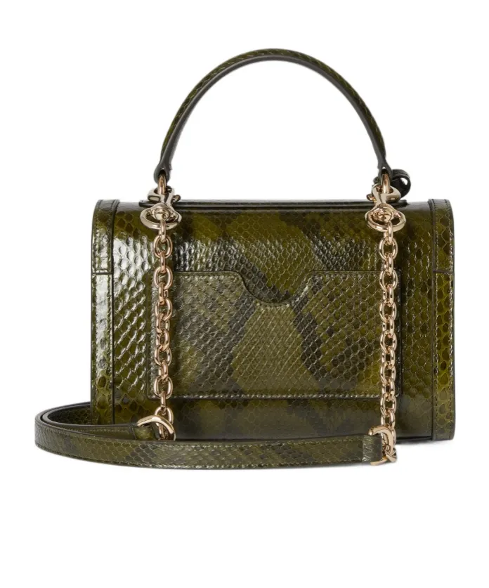 Padlock Python Small Top Handle Bag