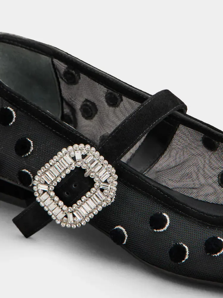 Roger Vivier Buckle-Embellished Ballet Flats