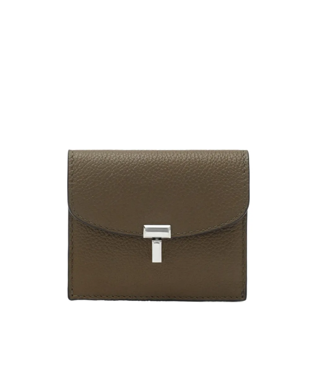 T-Lock Leather Cardholder