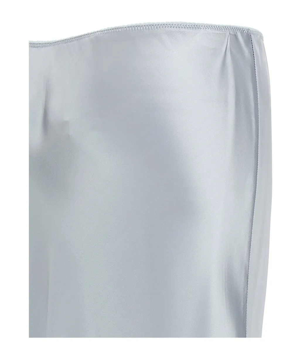 Fabiana Filippi Satin Midi Skirt