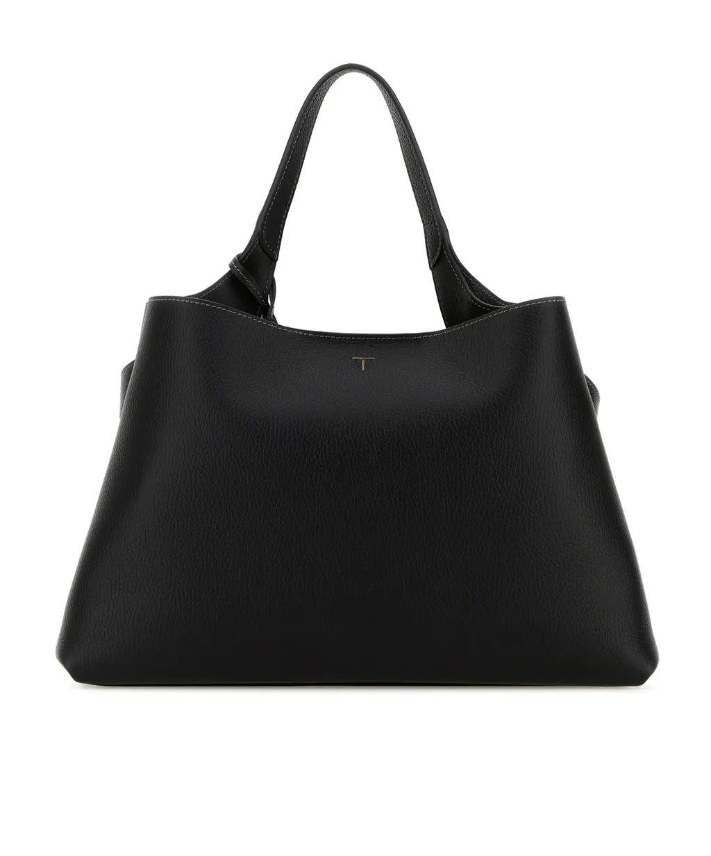 Tod's Logo Embossed Top Handle Bag
