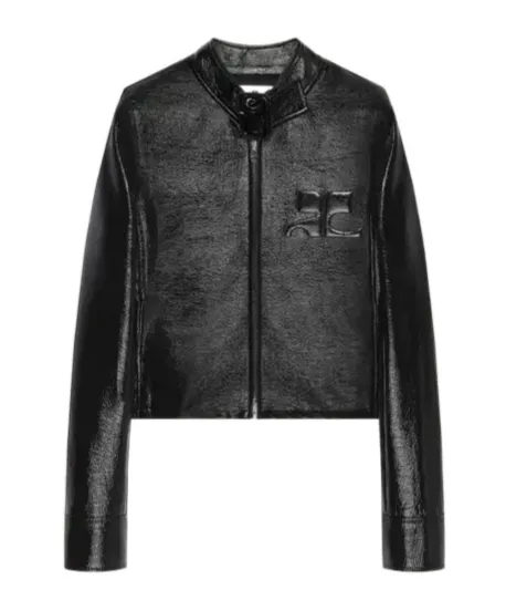 Courrges Buckle-Neck Zipped City Jacket