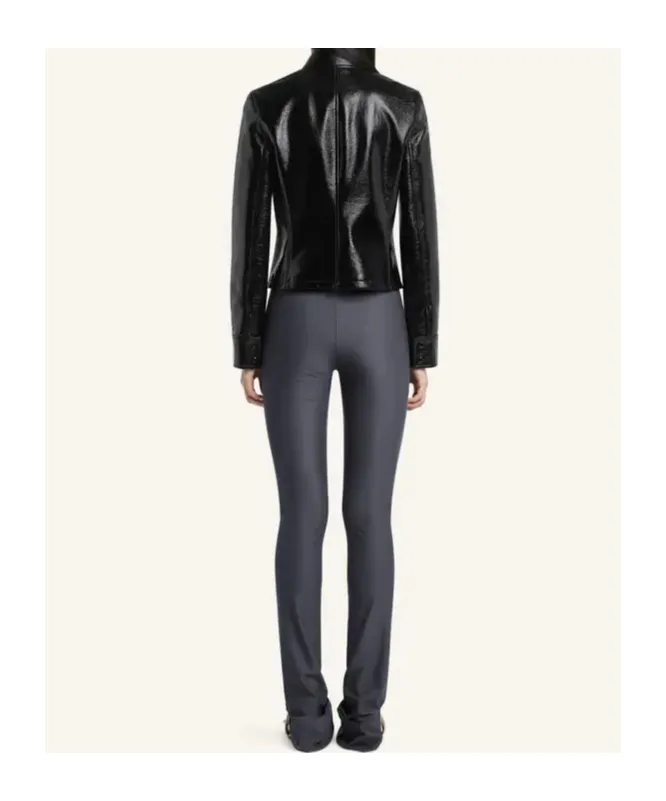Courrges Buckle-Neck Zipped City Jacket