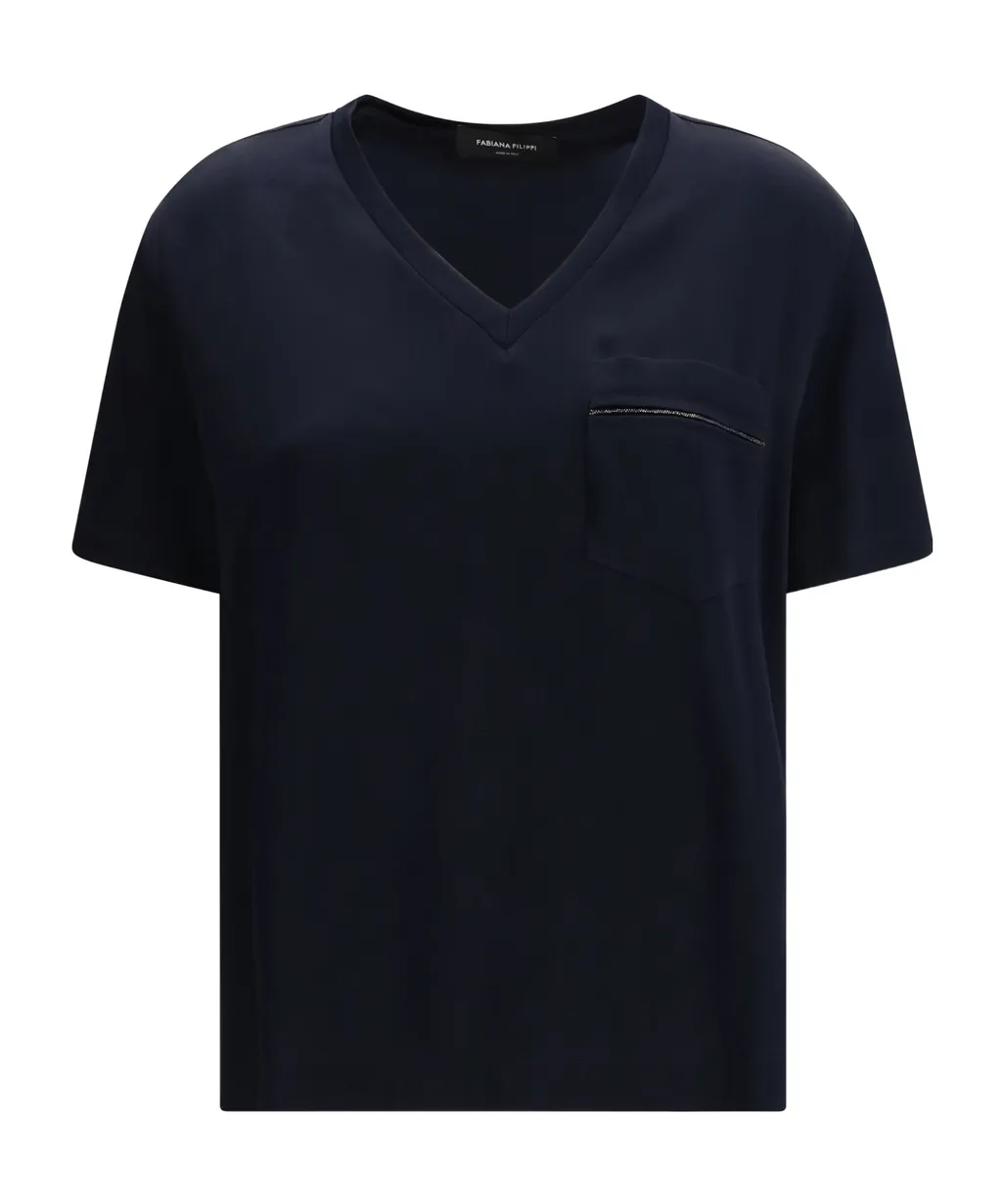 Fabiana Filippi V-Neck Top