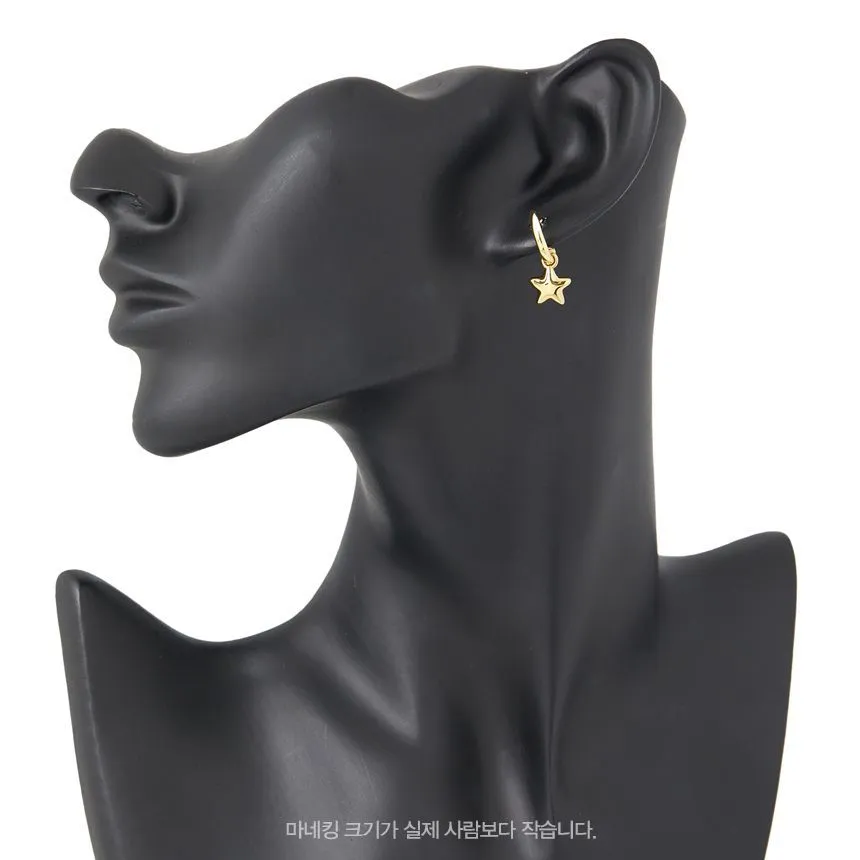 Star Pendant Earrings