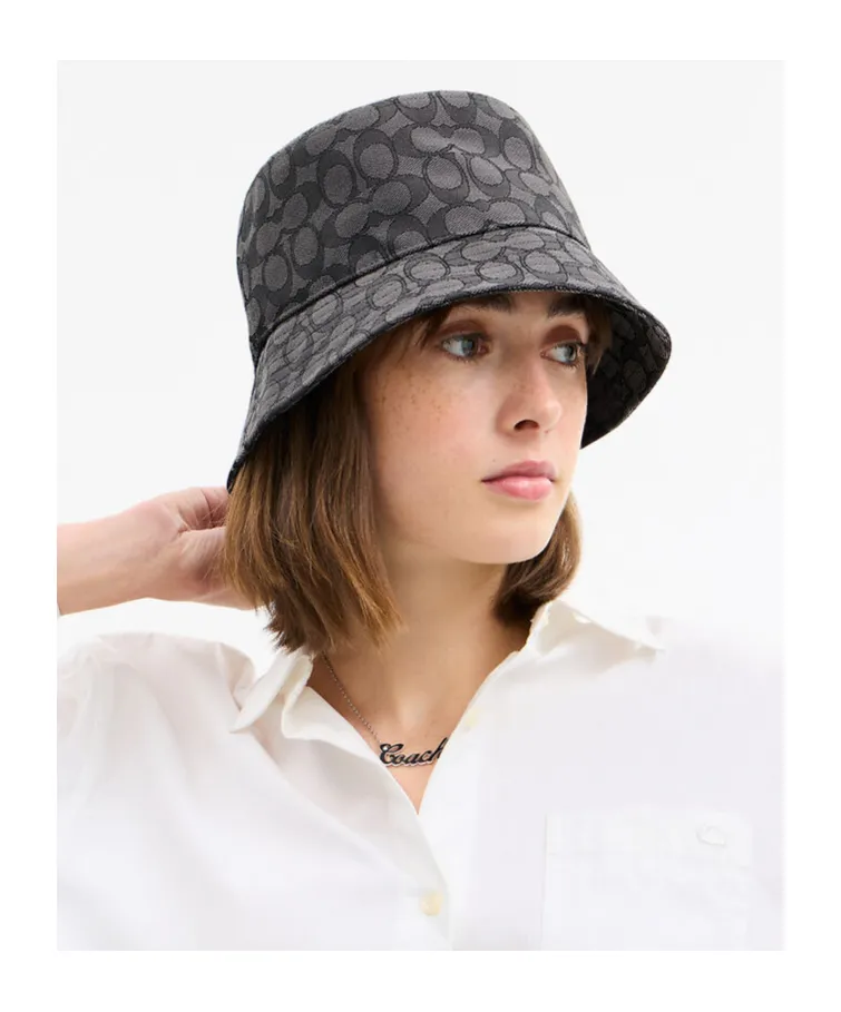 Signature Jacquard Bucket Hat