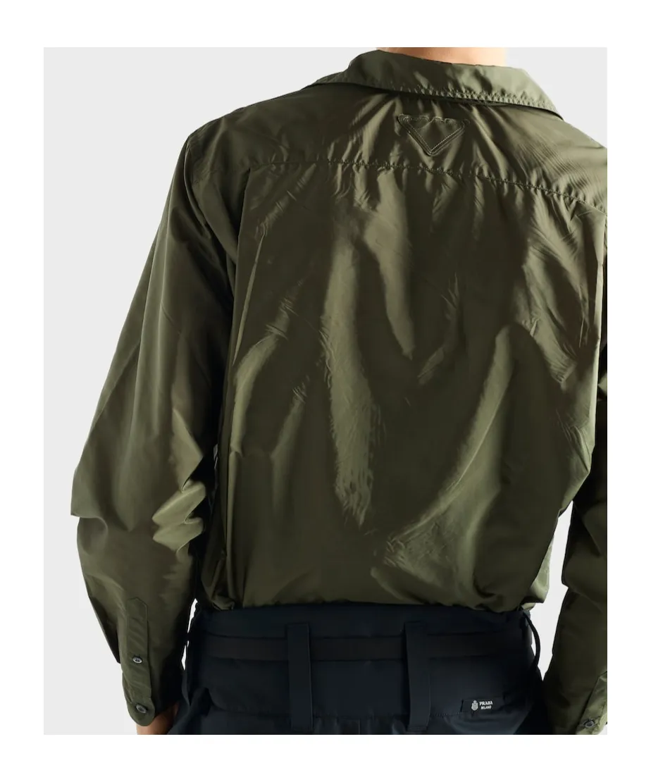 Prada Long-Sleeved Button-Up Shirt