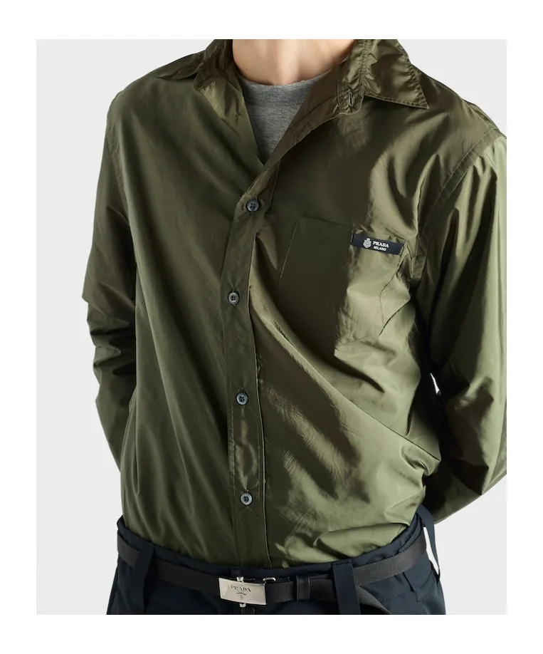 Prada Long-Sleeved Button-Up Shirt