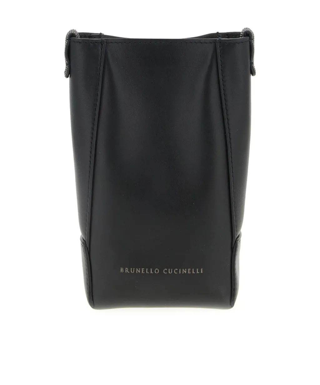 Brunello Cucinelli Logo Printed Phone Case