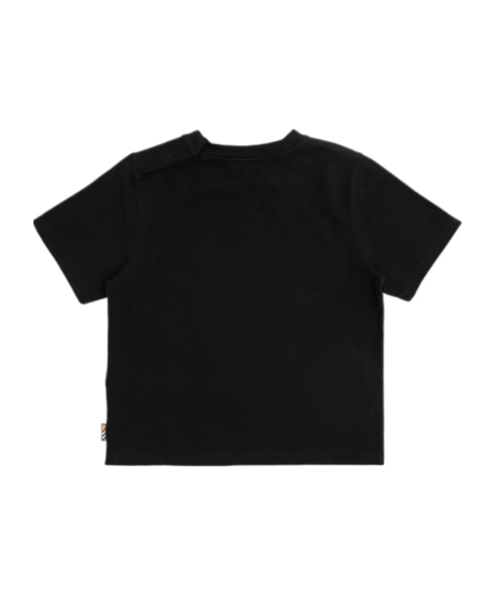 Burberry Kids Logo Printed Crewneck T-Shirt