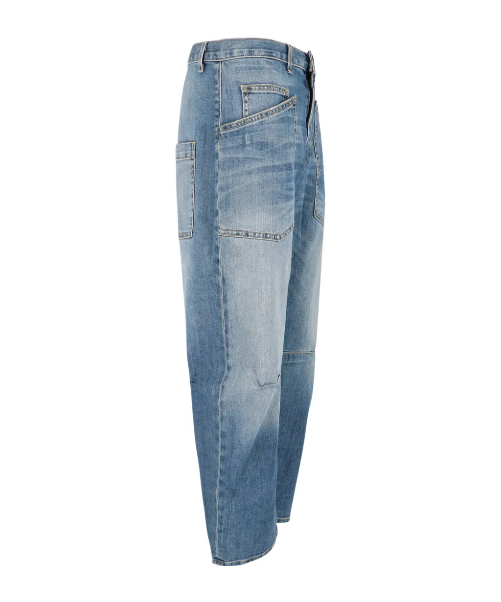 Faded Detail Jeans
