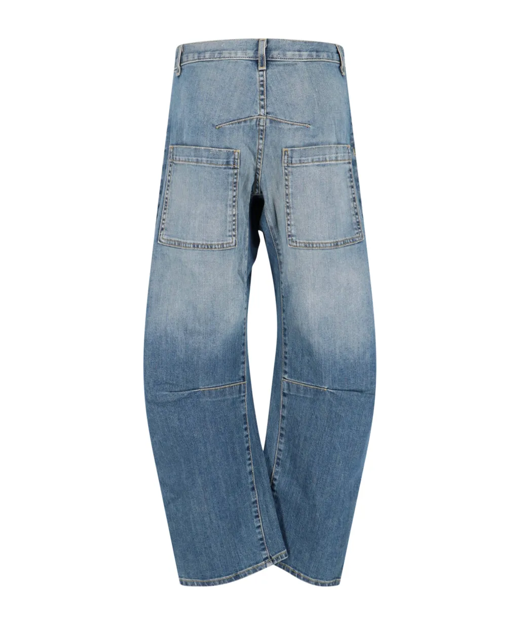 Faded Detail Jeans