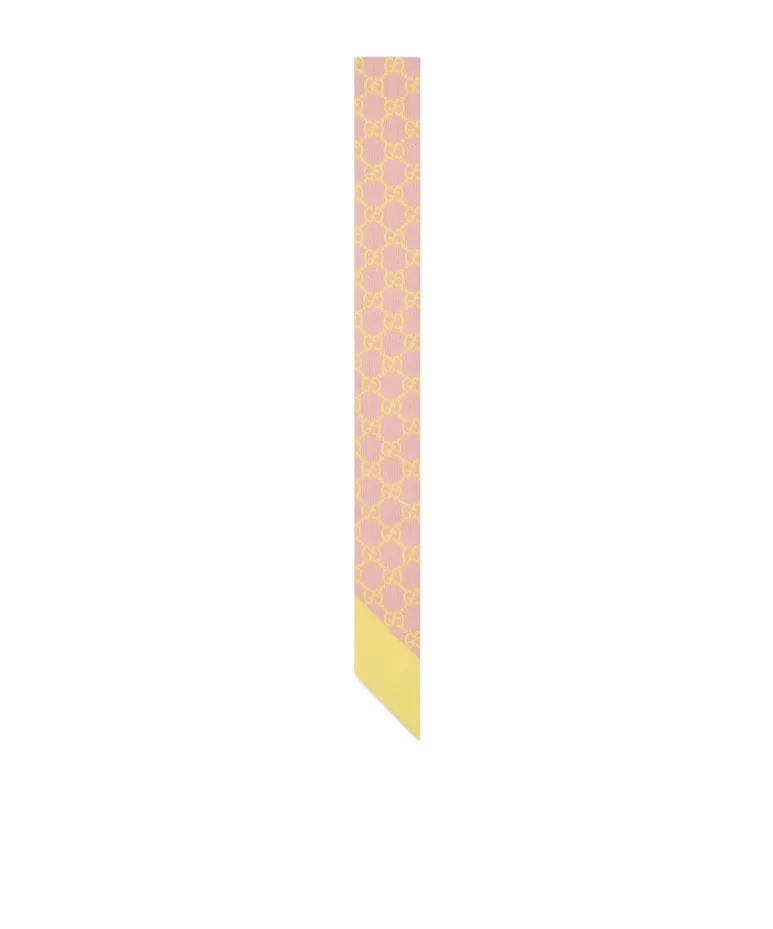 Gg Silk Twill Ribbon
