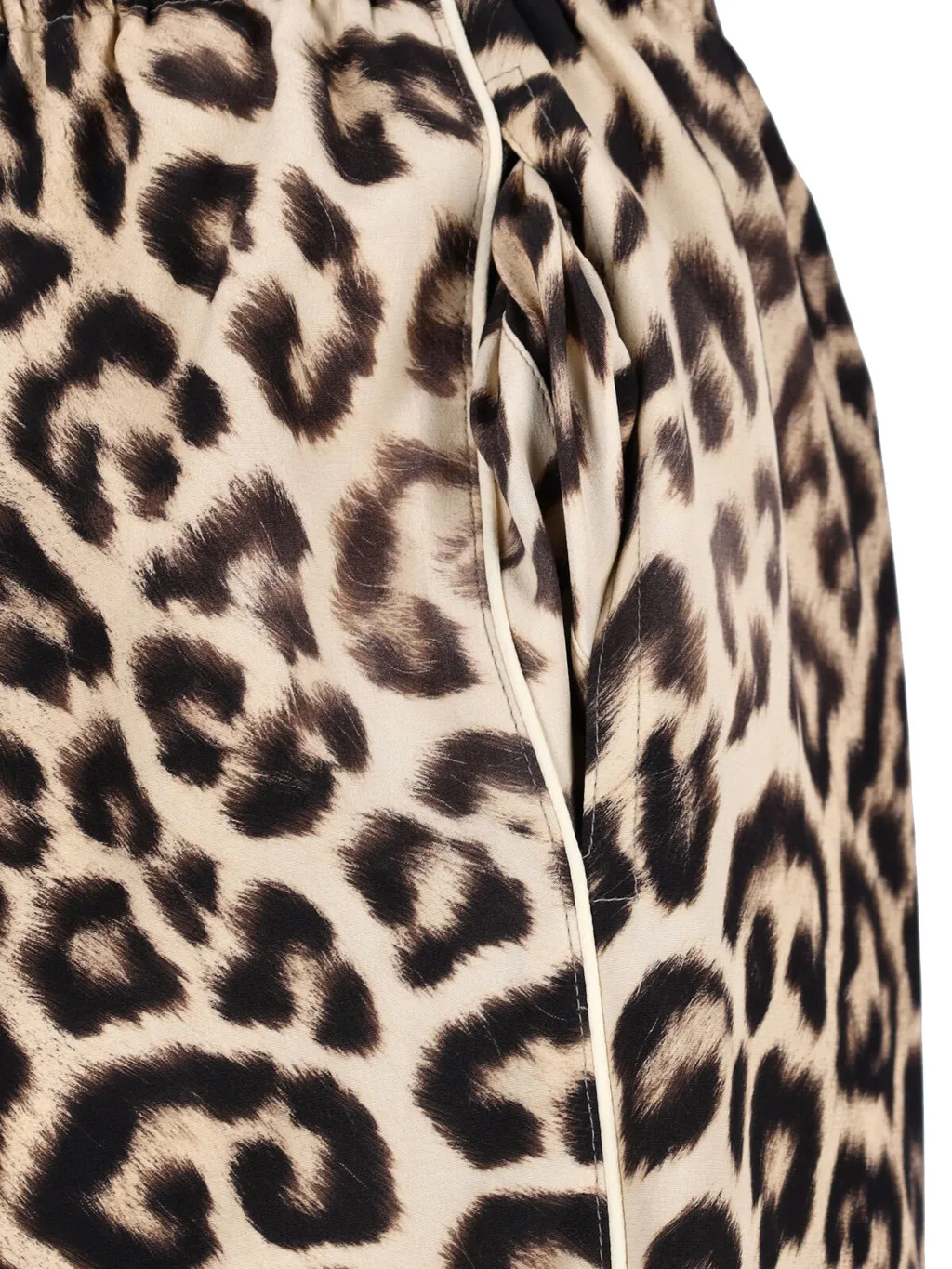 Ermanno Scervino Leopard Straight Leg Trousers