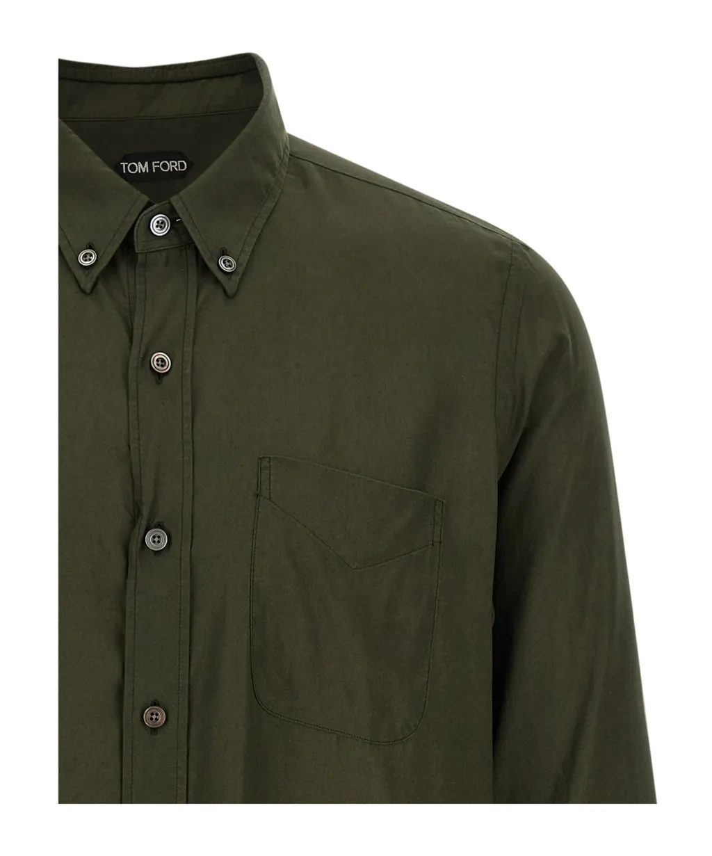 Tom Ford Button Down Long-Sleeved Shirt