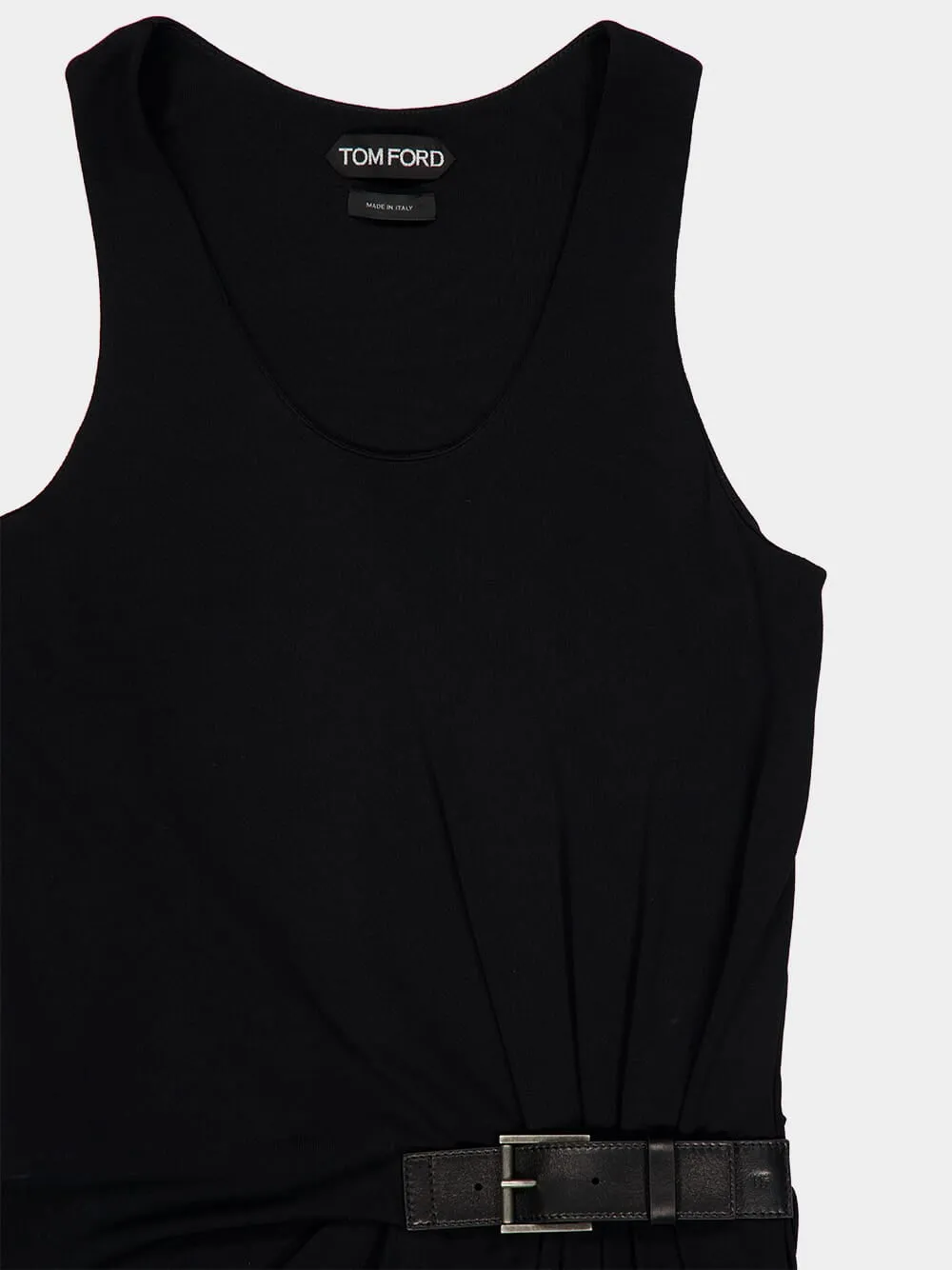Tom Ford Buckle Detailed Tank Dress