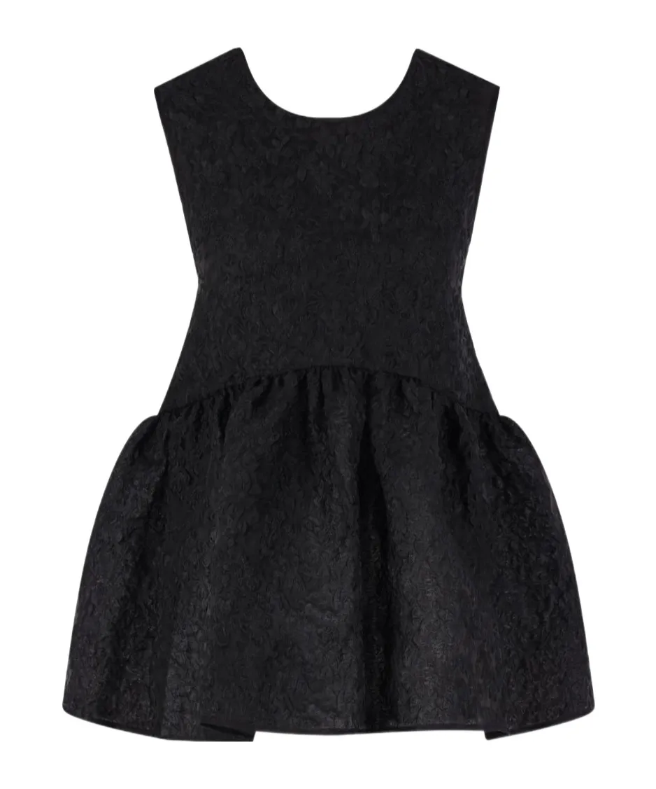 Patterned-Jacquard Top