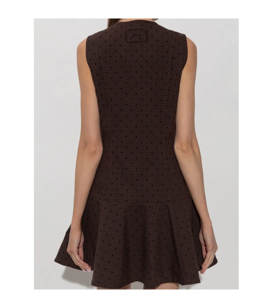 Flock Check Suiting Dress