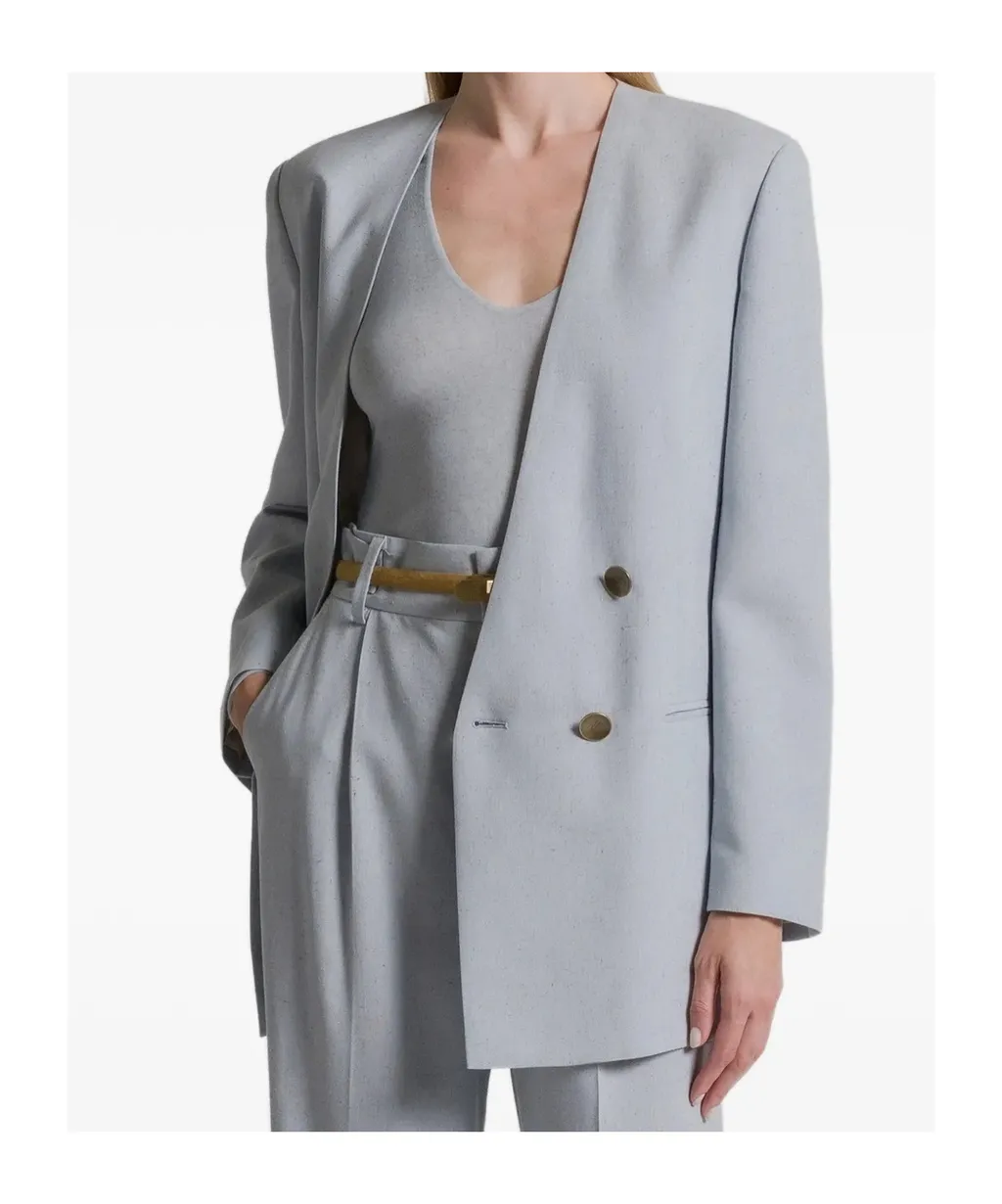 Alberta Ferretti Double Breasted Blazer