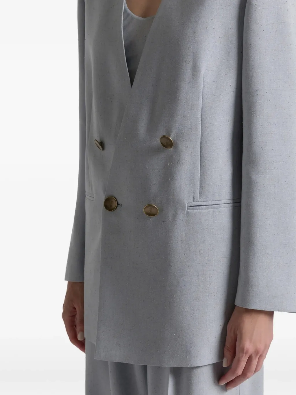 Alberta Ferretti Double Breasted Blazer