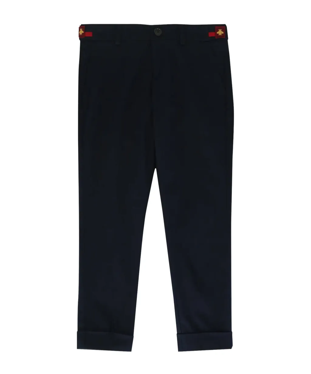 Rolled-Up Hem Casual Pants