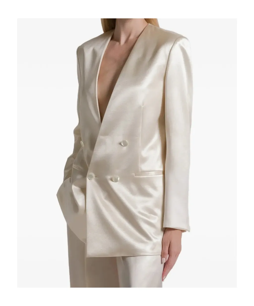 Double-Breasted Suit Jacket