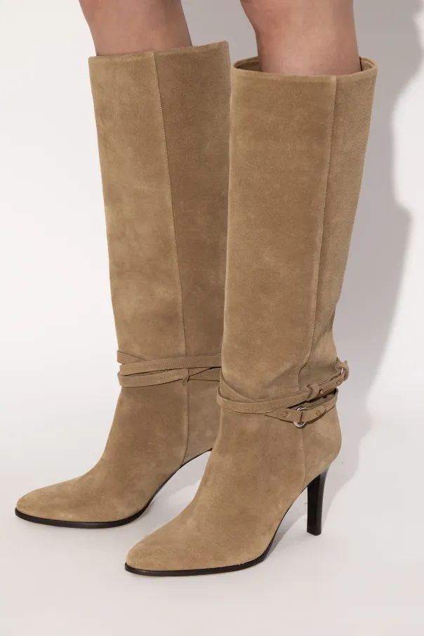 Isabel Marant Leva Twin Strap Knee-High Boots