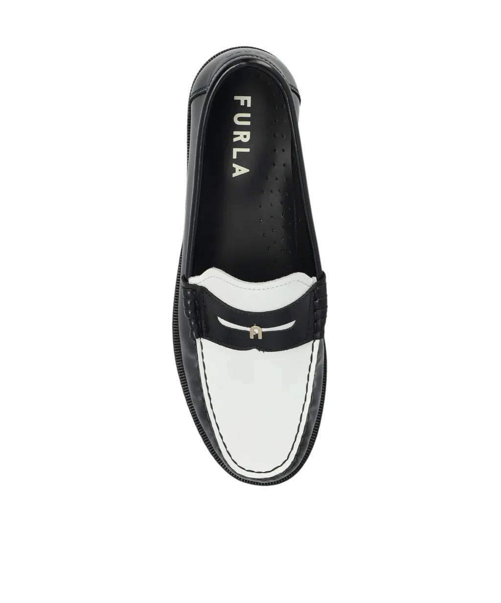 Furla Collage Colour-Block Loafers