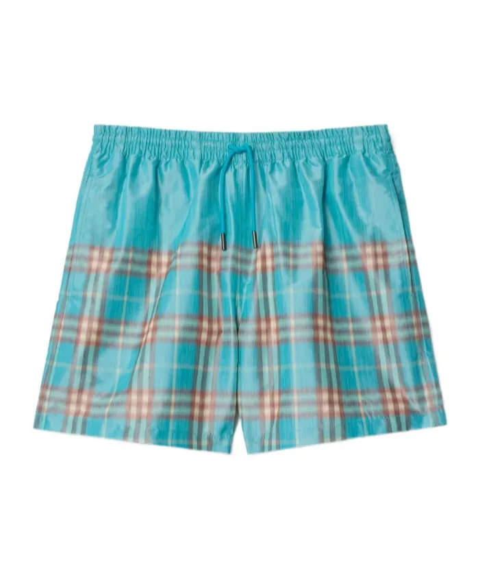 Burberry Gradient Check Swim Shorts
