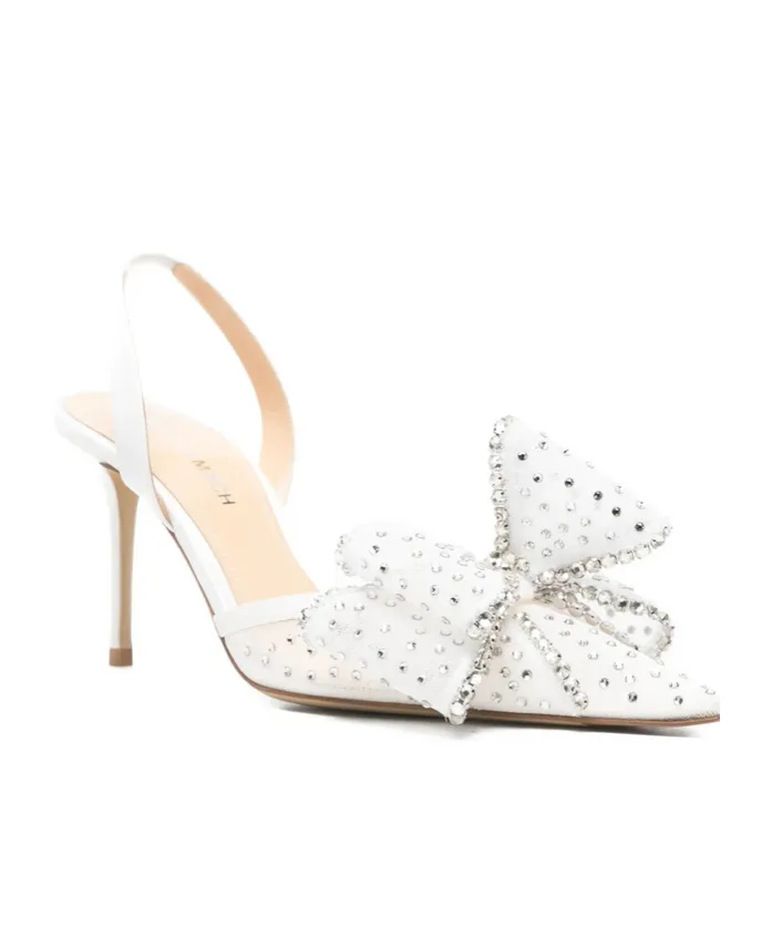 Pointed-Toe High-Heeled Sandals