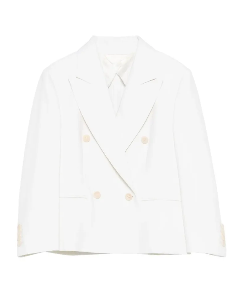 Wool Short Blazer