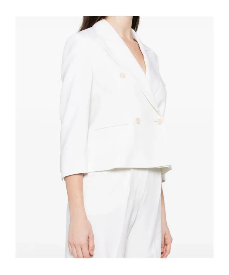 Wool Short Blazer