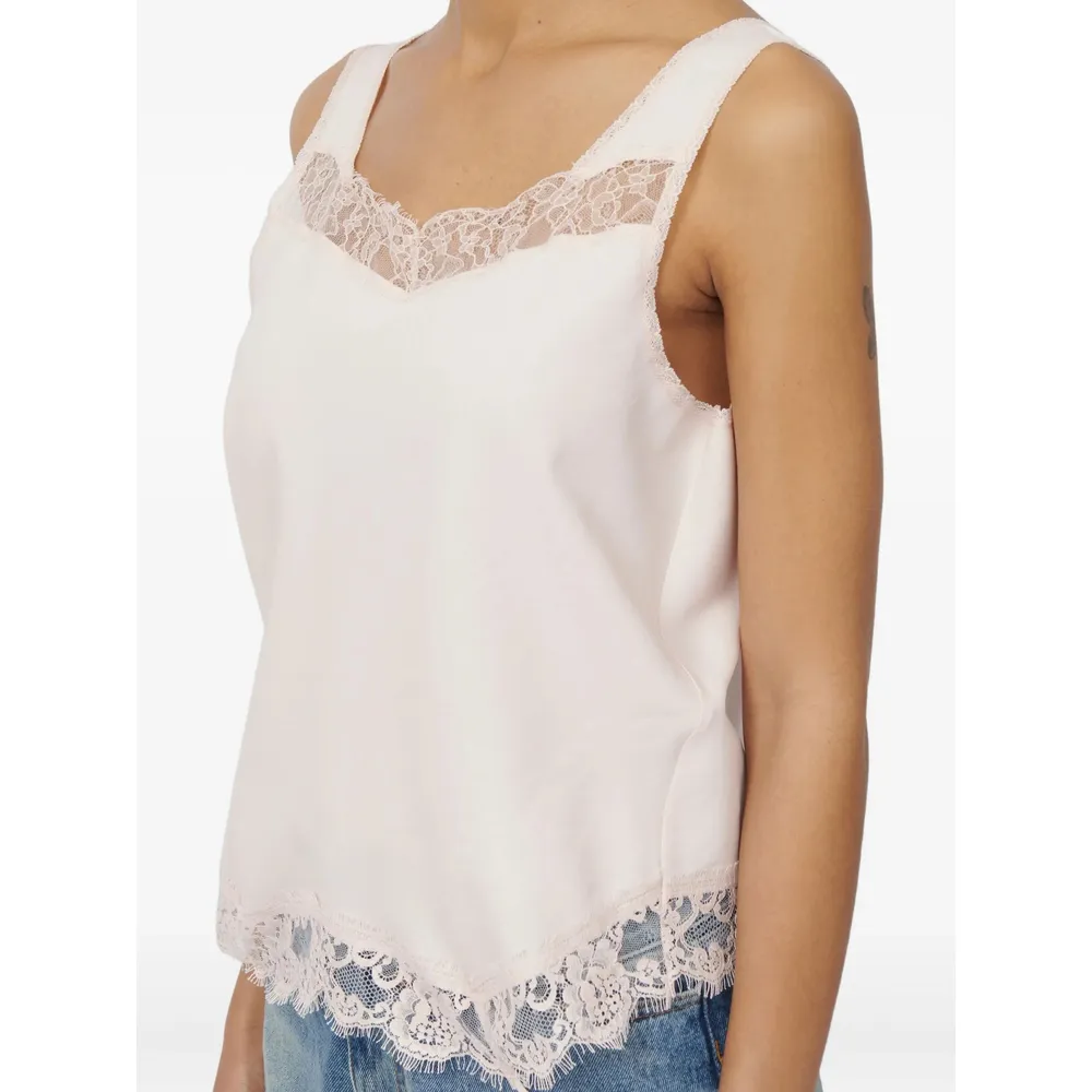 Lace Trim Top