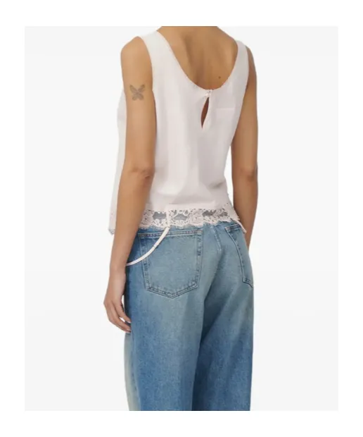 Lace Trim Top