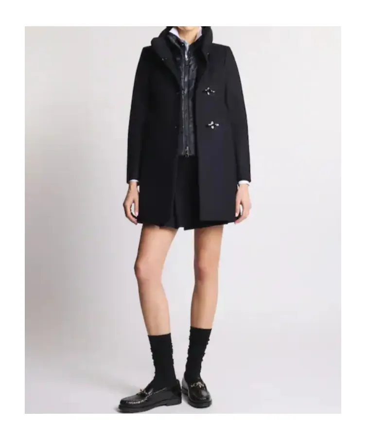 Romantic Coat In Wool Fabric