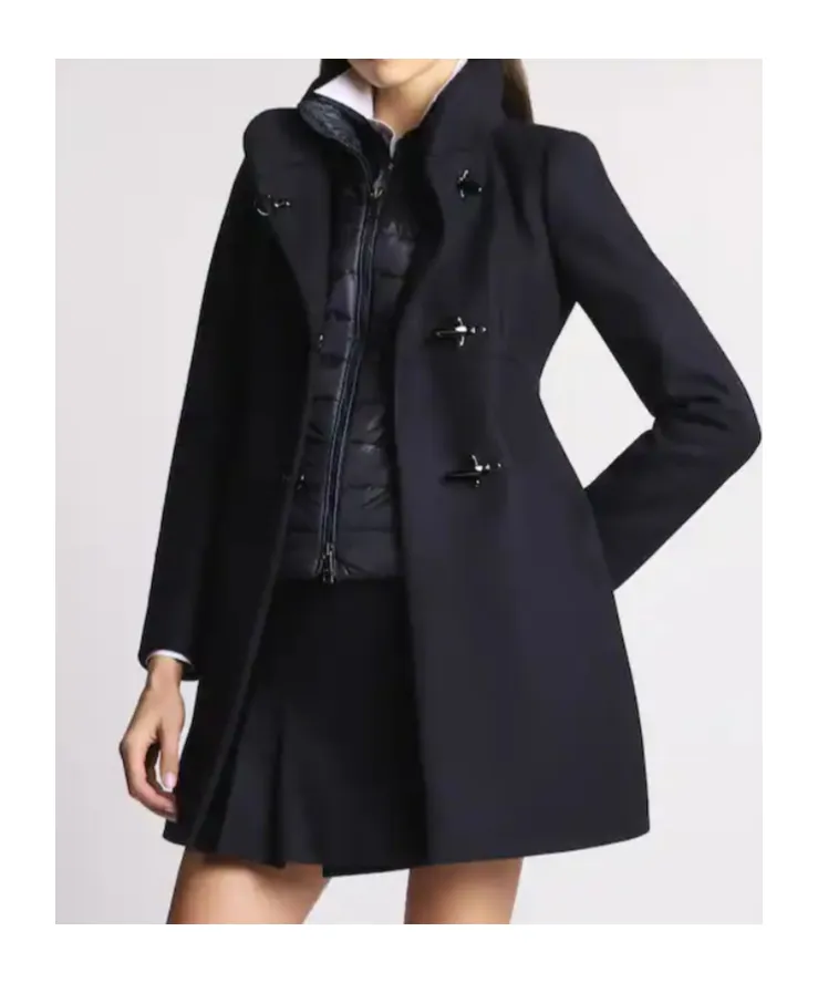 Romantic Coat In Wool Fabric