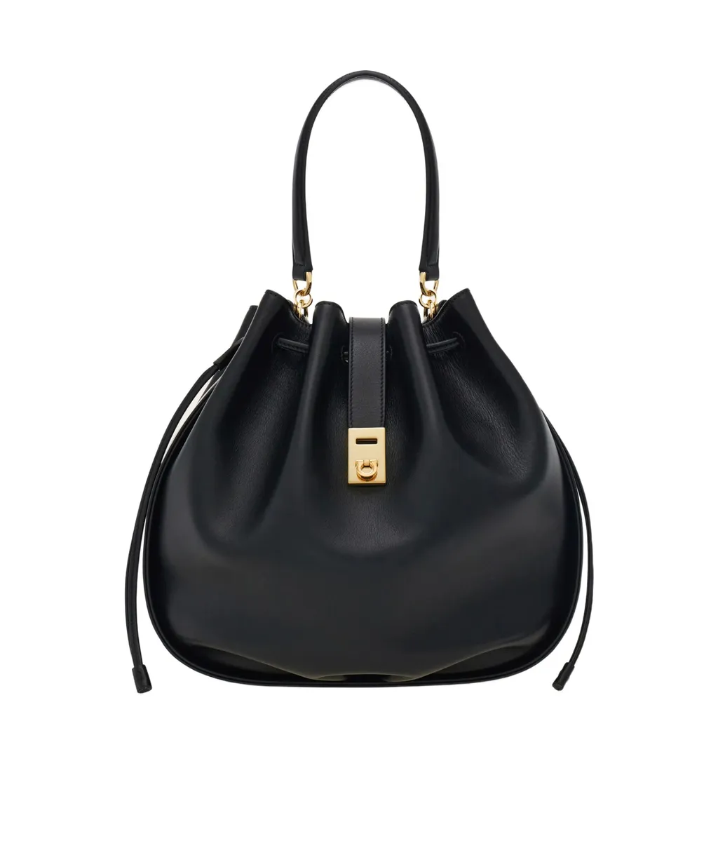 Hug Buckle Bucket Bag